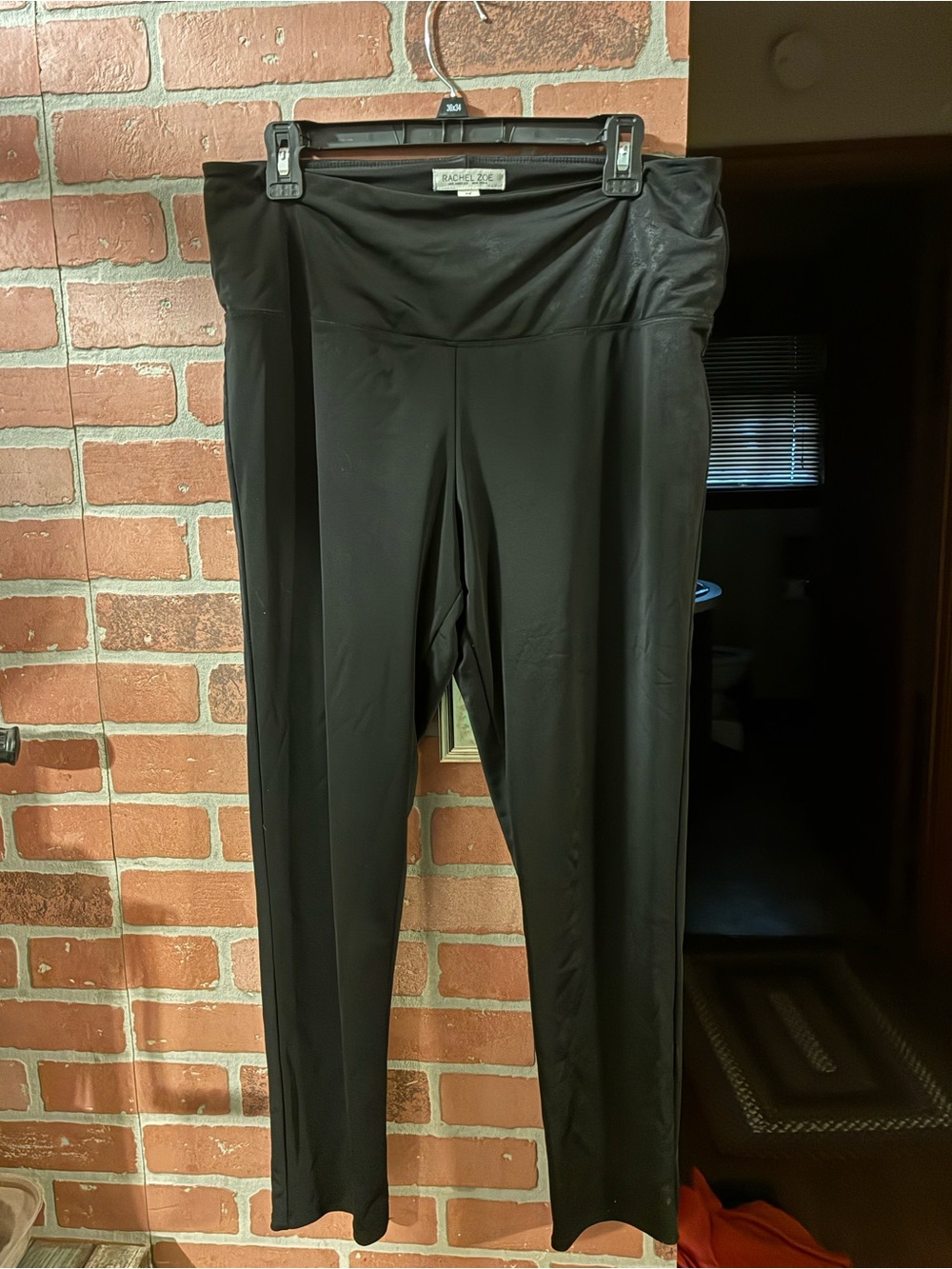 Rachel Zoe Black High-Waist Leggings